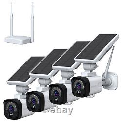 Toguard Solar Batterie Powered Wireless Home Security Camera System Outdoor Wifi
