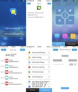 U69 App Wifi Gsm Sms Rfid Système D'alarme De Sécurité À Domicile Sans Fil + Caméra Ip