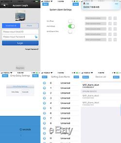 U70 App Wifi Gsm Rfid Sans Fil Accueil Système D'alarme Anti-intrusion Sécurité + 2 Caméra Ip Hd