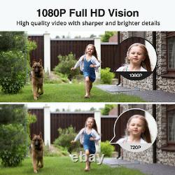 Vava 4ip Camera Pro 1080p Wireless Home Security Caméra Extérieure Intérieure + Carte 8g