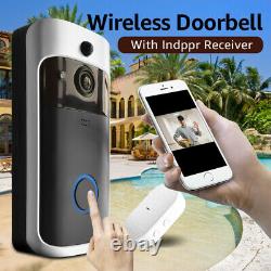 Wi-fi Sans Fil Smart Doorbell Irhd Vidéo Caméra Visuelle Interphone Kit De Sécurité Maison