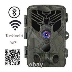 Wifi Wlan 24mp 830 Wildkamera Bluetooth Überwachungskamera Fotofalle Jagdkamera