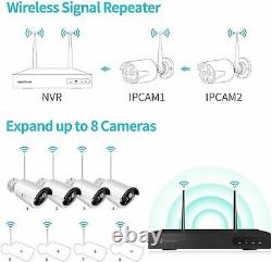 Wireless Full 1080p 8ch Nvr 4x 2mp Outdoor Wifi Security Ip Camera System Cctv