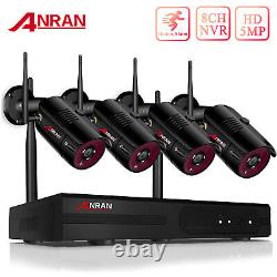Wireless Security Camera System Outdoor Wifi Cctv Home 5mp 8ch 1tb Hdd Ir Night