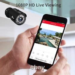 XVIM 8ch Dvr 1080p Hd Cctv Outdoor Home Caméra De Sécurité Système Avec Disque Dur 1 To