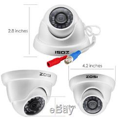 Zosi 8ch Dvr 2mp Extérieur Accueil Sécurité Système De Caméra Avec Disque Dur De 1 To