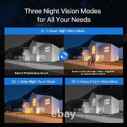 Zosi Wifi Outdoor Home Security Caméra Ip Sans Fil Avec Ir Night Vision 4 Pack